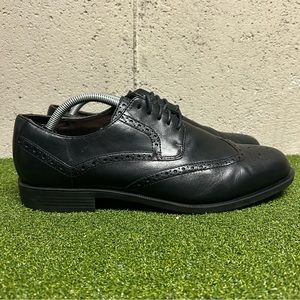 Cole Haan Black Wingtip Oxford Leather C12488 Shoes Men’s 10 Medium
